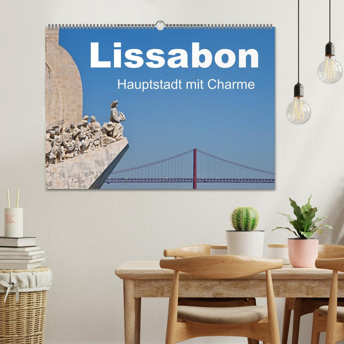 Lissabon - Hauptstadt mit Charme (CALVENDO Wandkalender 2025)