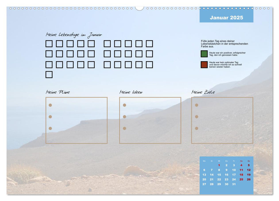 Erlebe mit mir Lebenszeit (CALVENDO Premium Wandkalender 2025)