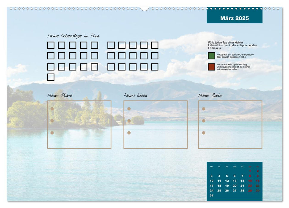 Erlebe mit mir Lebenszeit (CALVENDO Premium Wandkalender 2025)