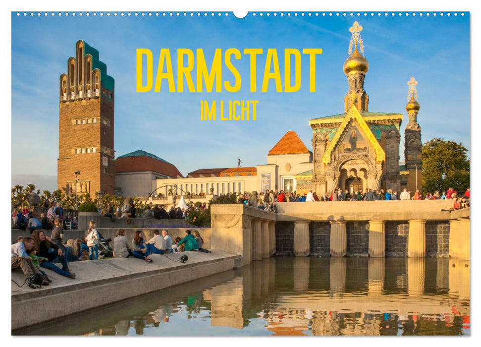 Darmstadt im Licht (CALVENDO Wandkalender 2025)