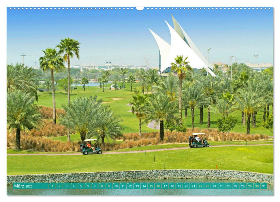 Golfparadiese der Welt (CALVENDO Premium Wandkalender 2025)