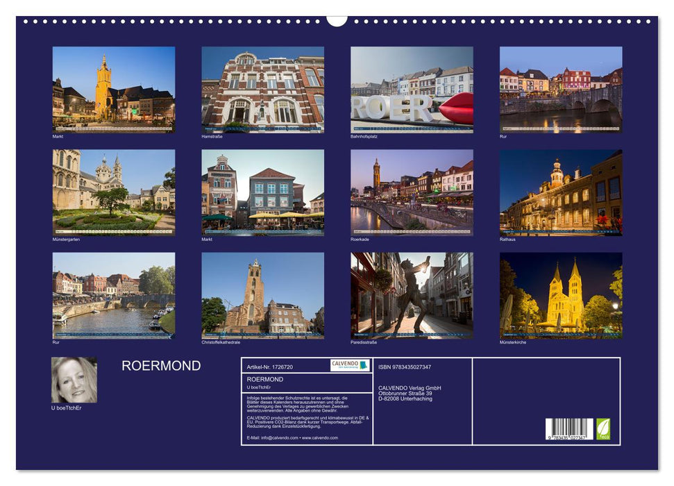 ROERMOND (CALVENDO Wandkalender 2025)