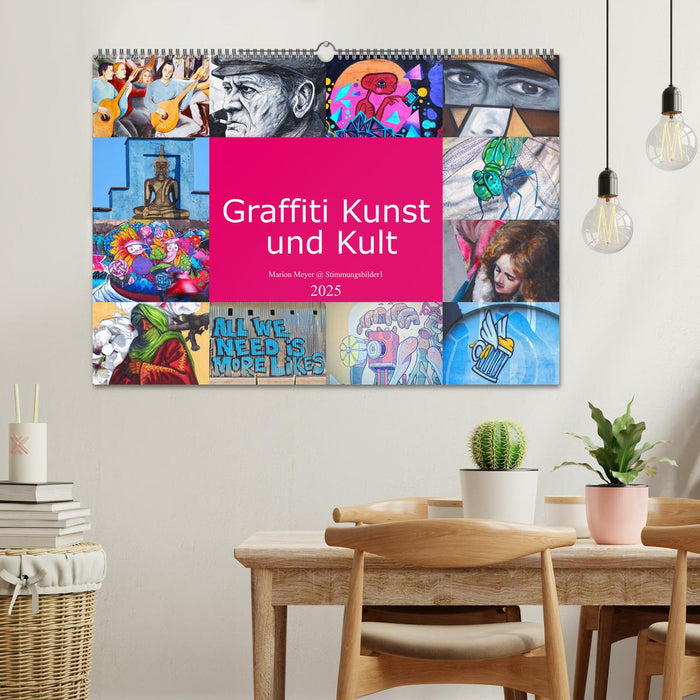 Graffiti Kunst und Kult (CALVENDO Wandkalender 2025)