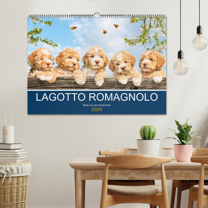 Lagotto Romagnolo - Bilder aus der Kinderstube (CALVENDO Wandkalender 2025)