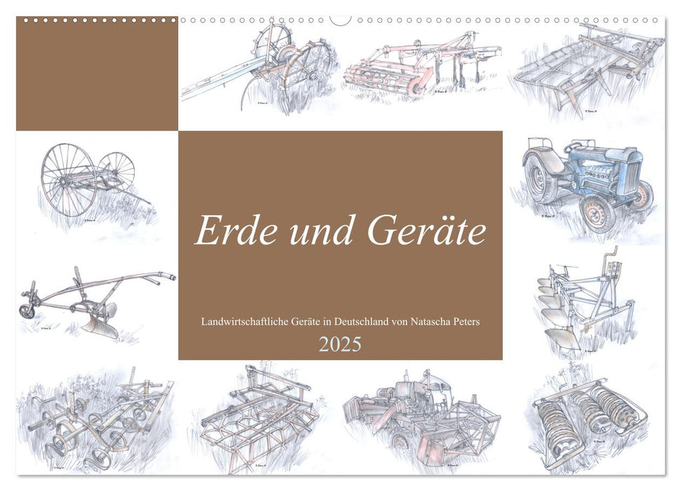 Erde und Geräte (CALVENDO Wandkalender 2025)