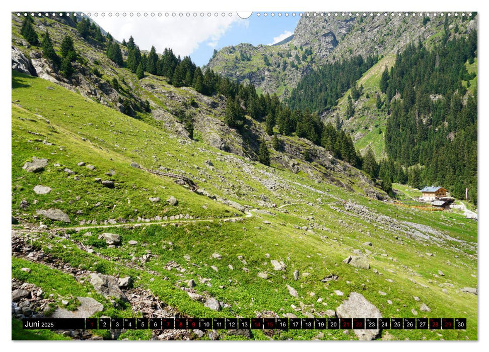 Meraner Höhenweg von Meran bis Katharinaberg (CALVENDO Wandkalender 2025)