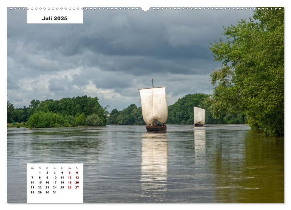 Gesichter der Loire, eine Reise durch Frankreich (CALVENDO Premium Wandkalender 2025)