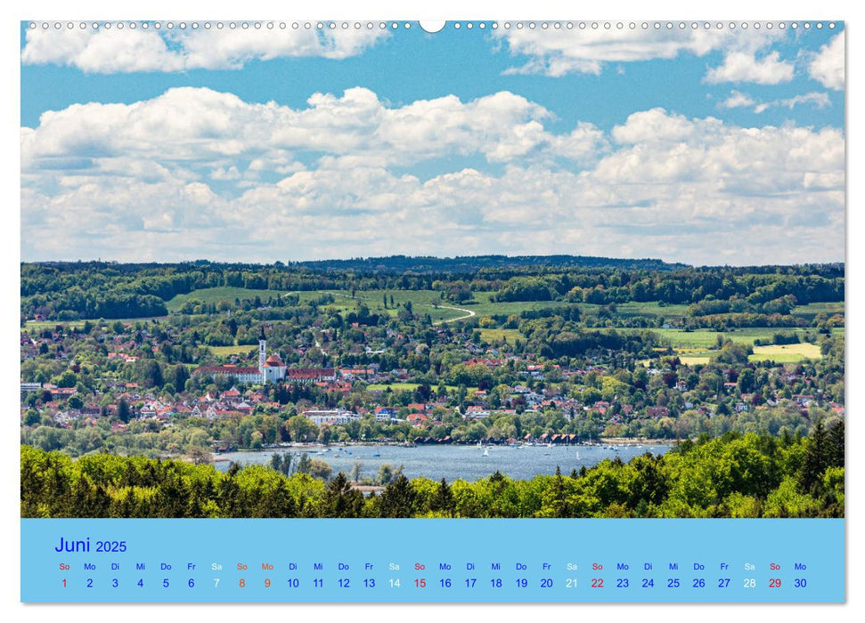 Ammersee-Ansichten (CALVENDO Premium Wandkalender 2025)