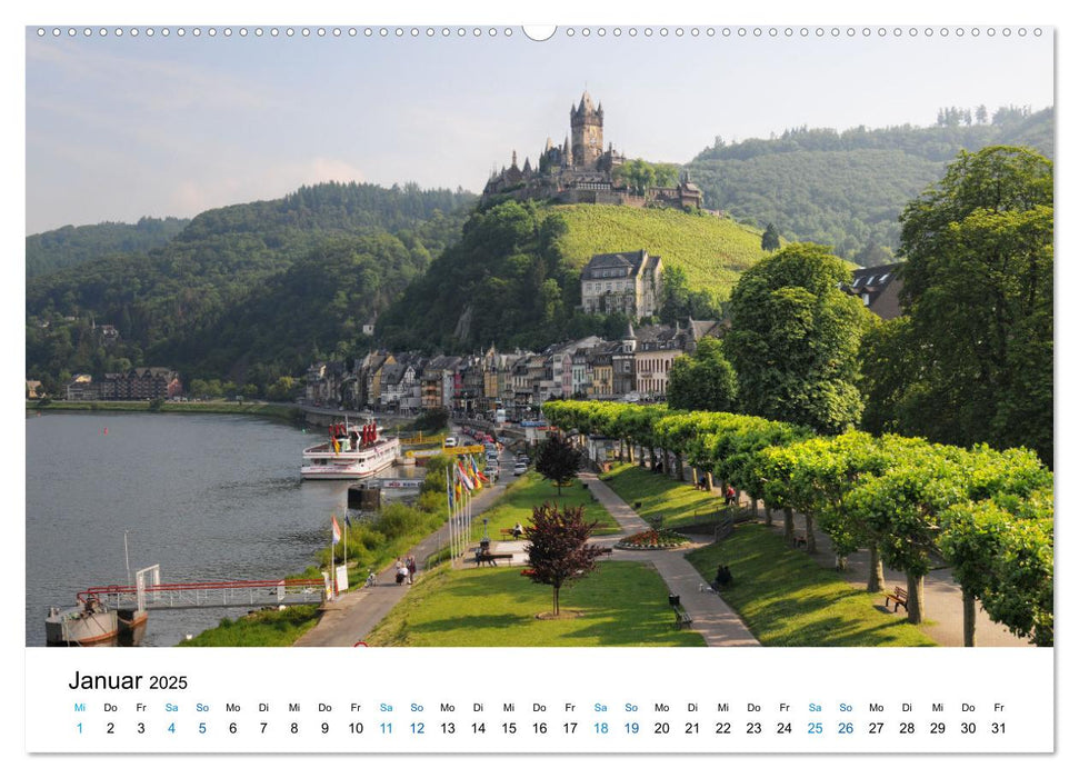 Moselurlaub - Cochem und Umgebung (CALVENDO Premium Wandkalender 2025)