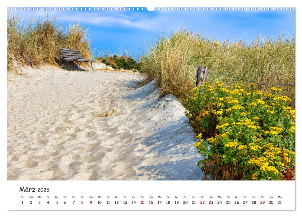 Sehnsuchtinsel Langeoog (CALVENDO Wandkalender 2025)