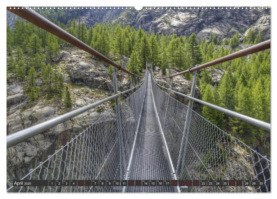 Bergwelt Zermatt (CALVENDO Wandkalender 2025)