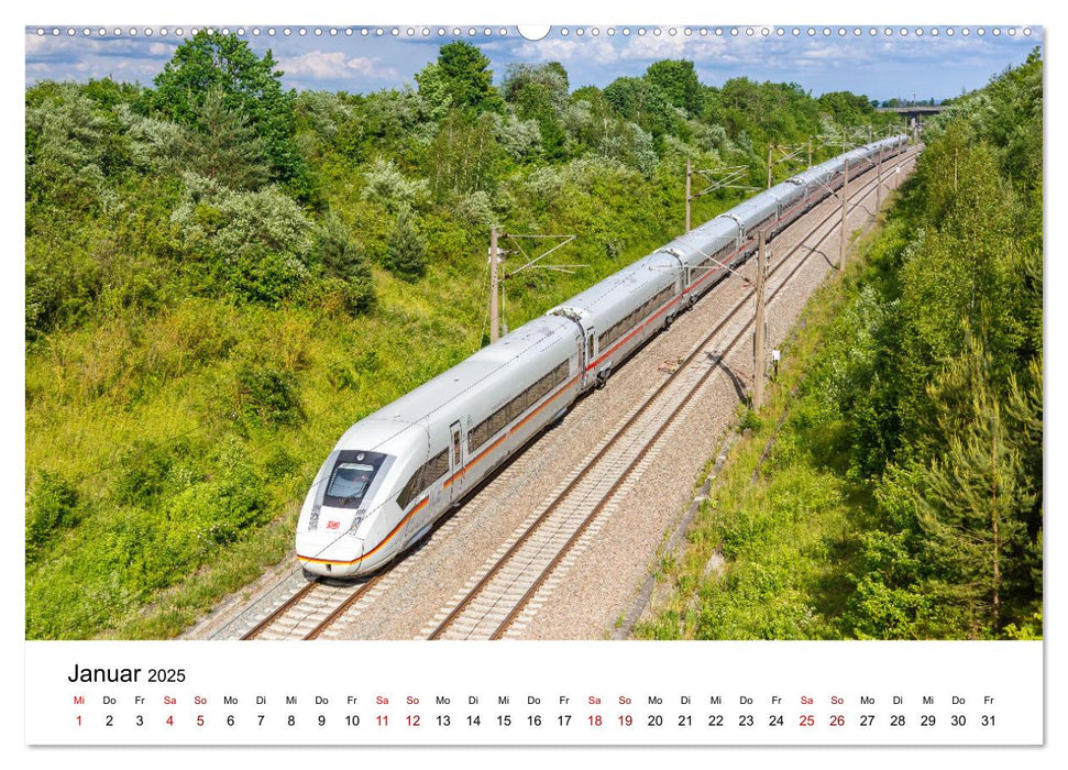 Eisenbahn in Deutschland (CALVENDO Premium Wandkalender 2025)