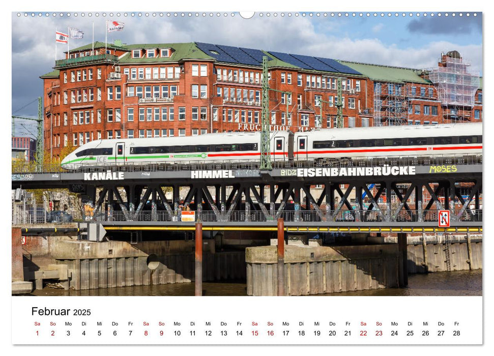 Eisenbahn in Deutschland (CALVENDO Premium Wandkalender 2025)