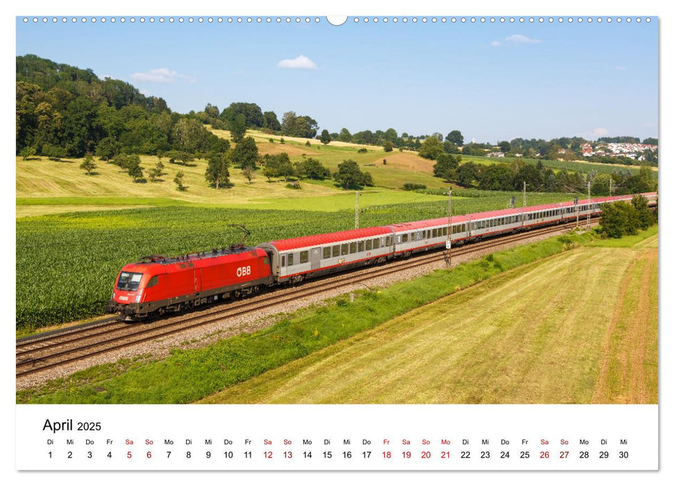 Eisenbahn in Deutschland (CALVENDO Premium Wandkalender 2025)