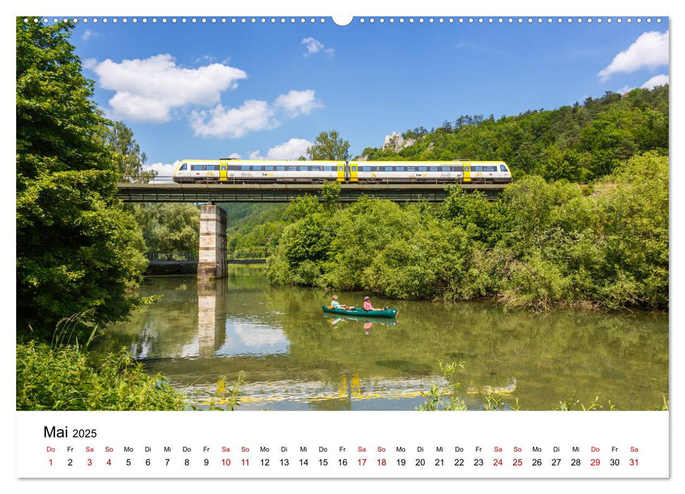 Eisenbahn in Deutschland (CALVENDO Premium Wandkalender 2025)