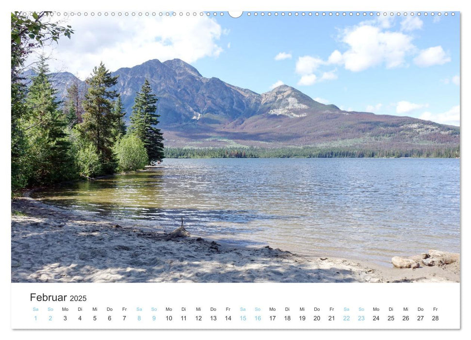 Kanadas Westen - Berge und Wasser (CALVENDO Premium Wandkalender 2025)