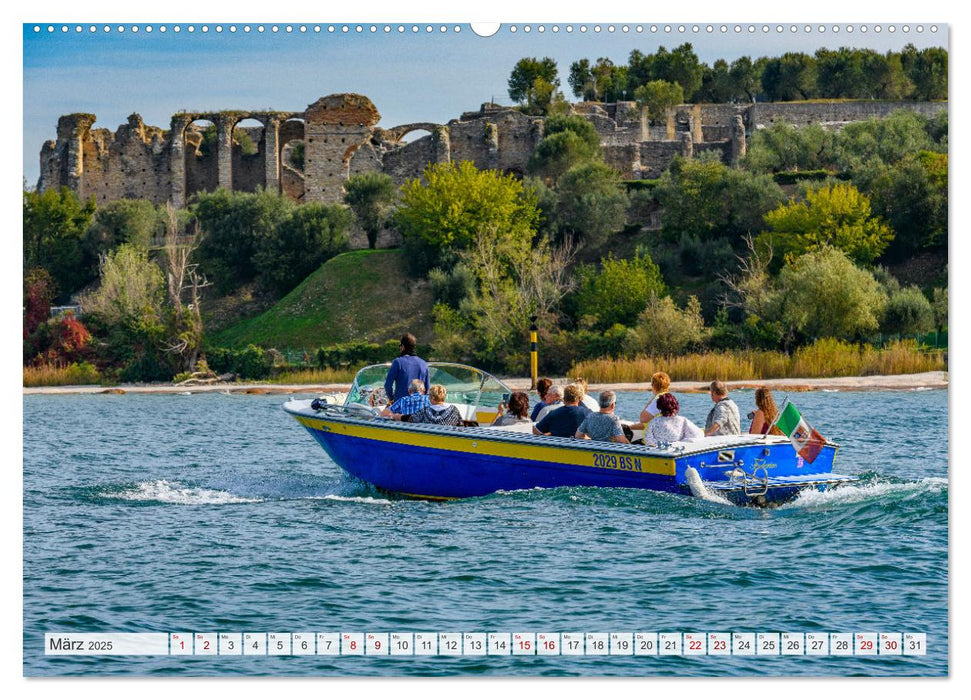 Unterwegs am Gardasee (CALVENDO Wandkalender 2025)