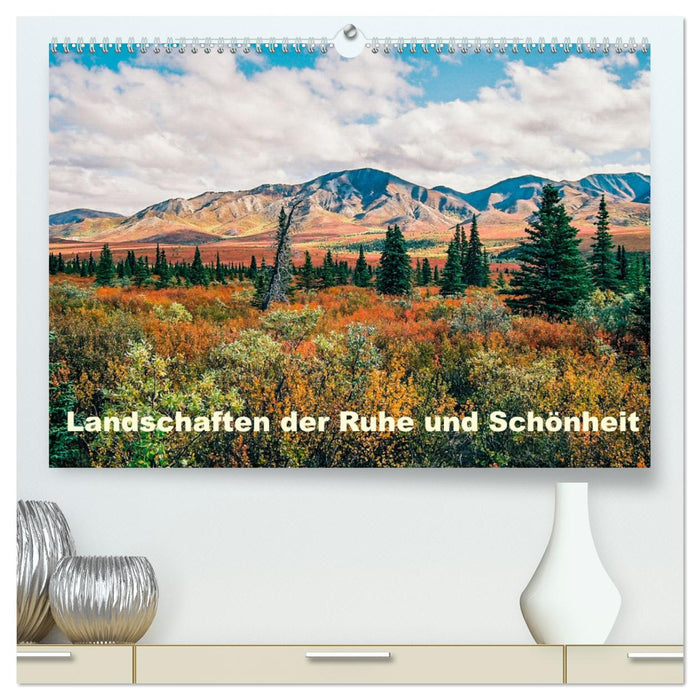 Landschaften der Ruhe und Schönheit (CALVENDO Premium Wandkalender 2025)