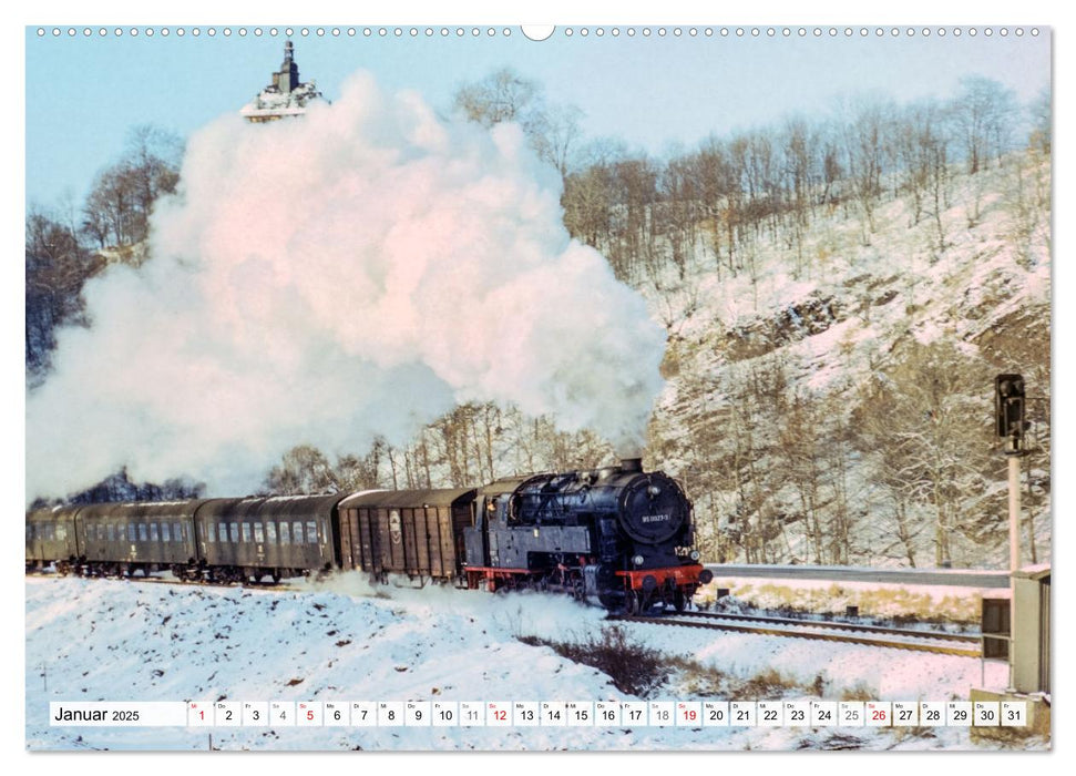 Reichsbahn in Color (CALVENDO Wandkalender 2025)