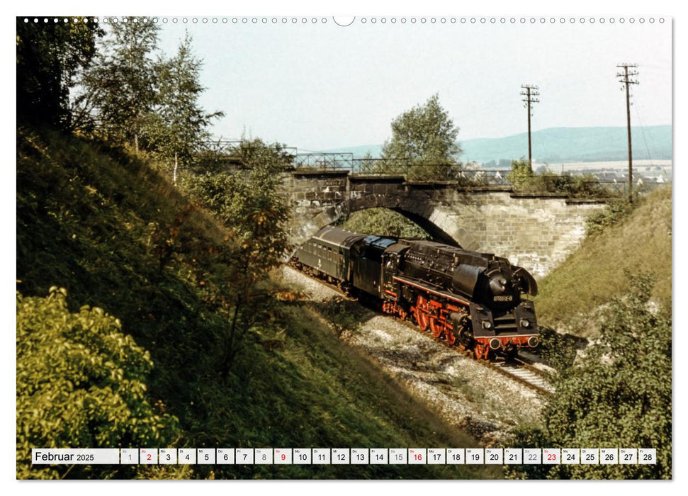 Reichsbahn in Color (CALVENDO Wandkalender 2025)