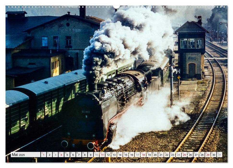 Reichsbahn in Color (CALVENDO Wandkalender 2025)