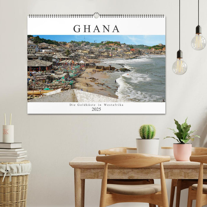 Ghana - Die Goldküste in Westafrika (CALVENDO Wandkalender 2025)