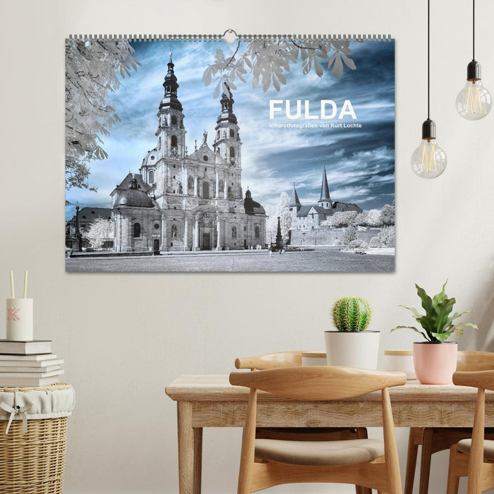 Fulda - Infrarotfotografien von Kurt Lochte (CALVENDO Wandkalender 2025)