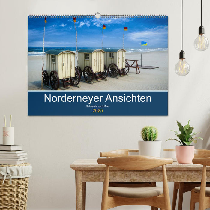 Norderneyer Ansichten (CALVENDO Wandkalender 2025)