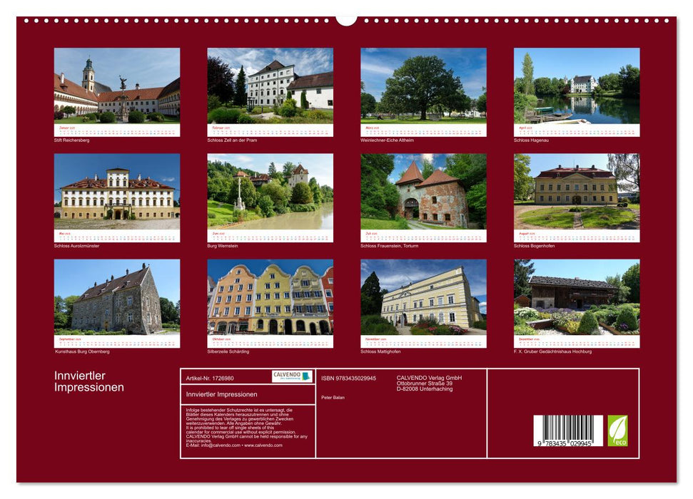 Innviertler Impressionen (CALVENDO Premium Wandkalender 2025)