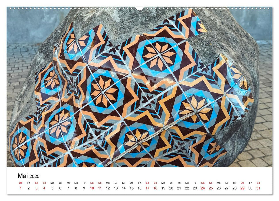 Azulejos - Portugals beliebte Kachel Kunst (CALVENDO Wandkalender 2025)