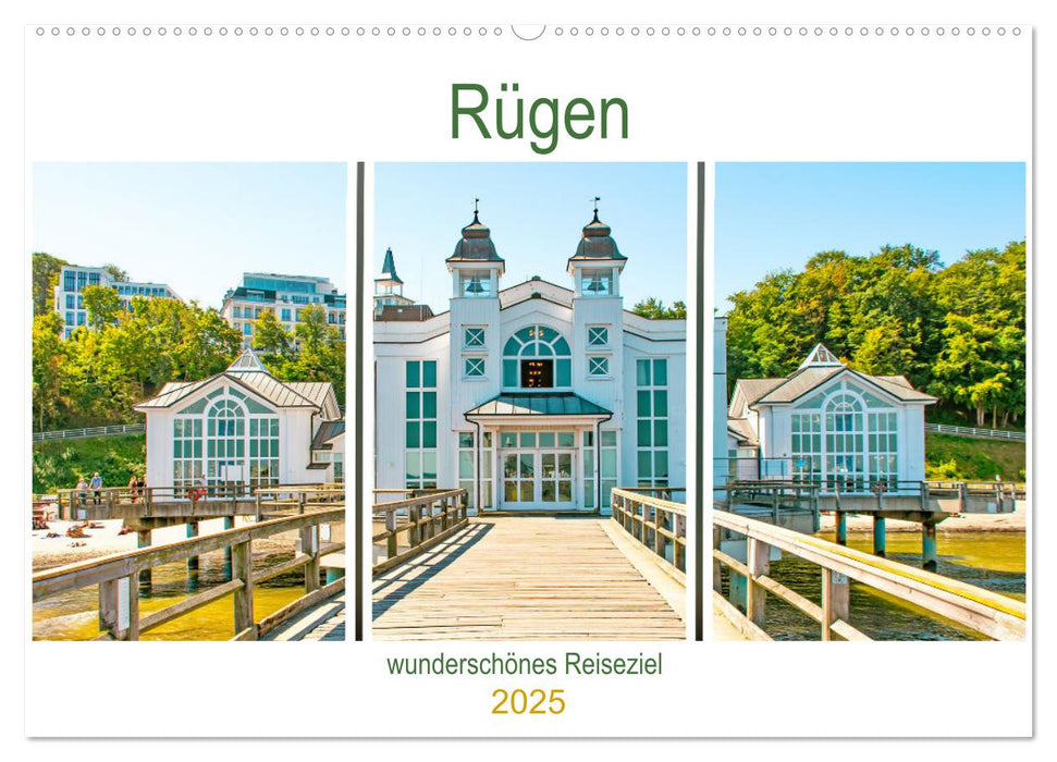 Rügen - wunderschönes Reiseziel (CALVENDO Wandkalender 2025)