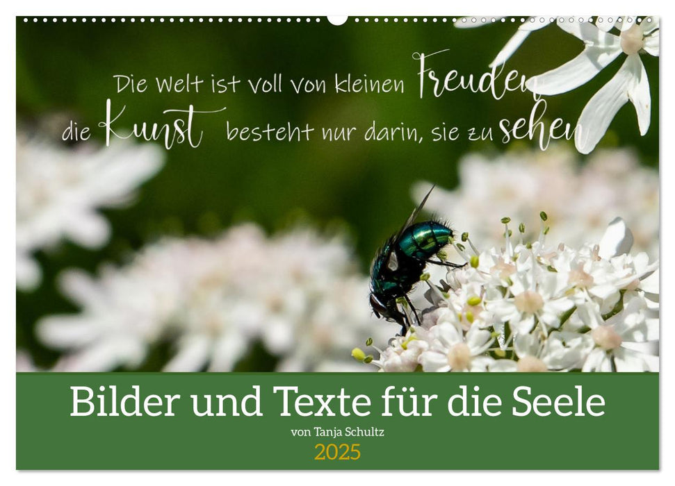 Bilder und Texte für die Seele (CALVENDO Wandkalender 2025)