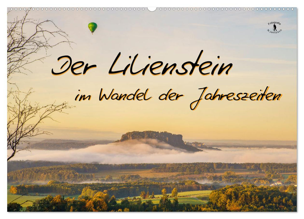 Der Lilienstein im Wandel der Jahreszeiten (CALVENDO Wandkalender 2025)