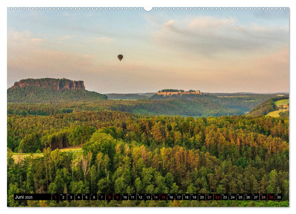 Der Lilienstein im Wandel der Jahreszeiten (CALVENDO Wandkalender 2025)