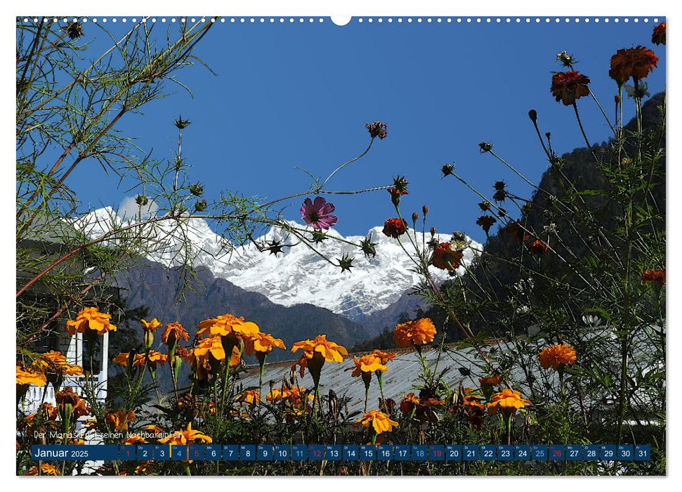 Der Annapurna Trek (CALVENDO Premium Wandkalender 2025)