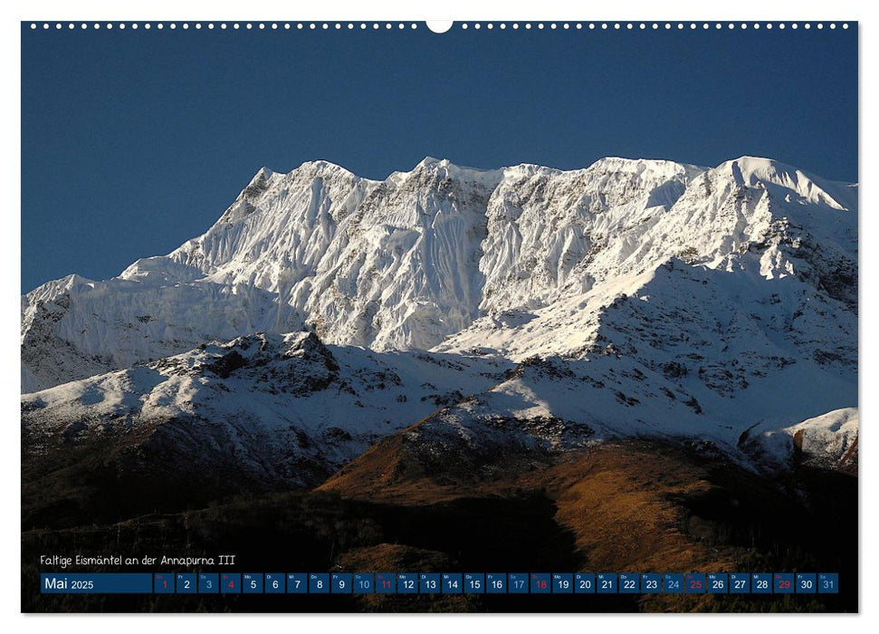 Der Annapurna Trek (CALVENDO Premium Wandkalender 2025)