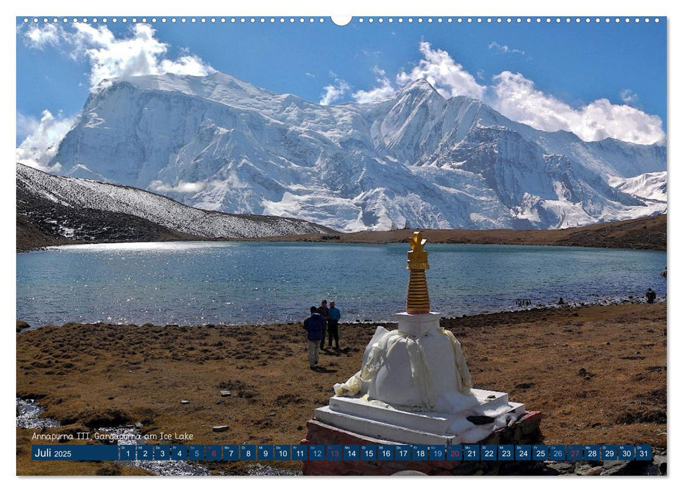 Der Annapurna Trek (CALVENDO Premium Wandkalender 2025)