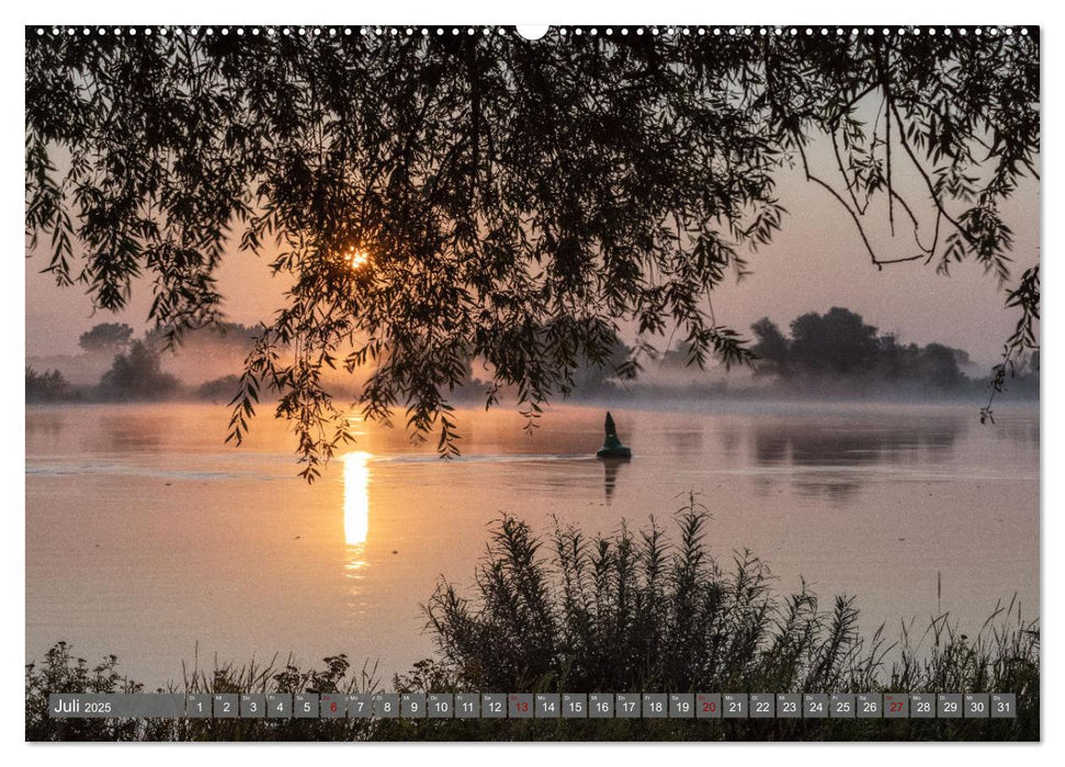 Naturlandschaft Elbe - Im Wechsel der Jahreszeiten (CALVENDO Premium Wandkalender 2025)