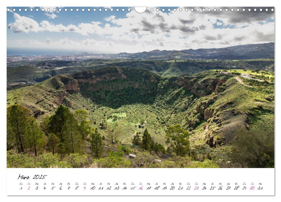 X Tage Gran Canaria – Die Welt im Kleinformat (CALVENDO Wandkalender 2025)