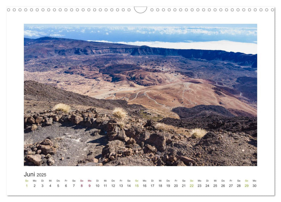 X Tage Teneriffa – 3700 Meter bis zum Meer (CALVENDO Wandkalender 2025)