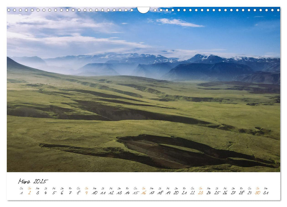 Gletscher - Die eisigen Welten von Island (CALVENDO Wandkalender 2025)