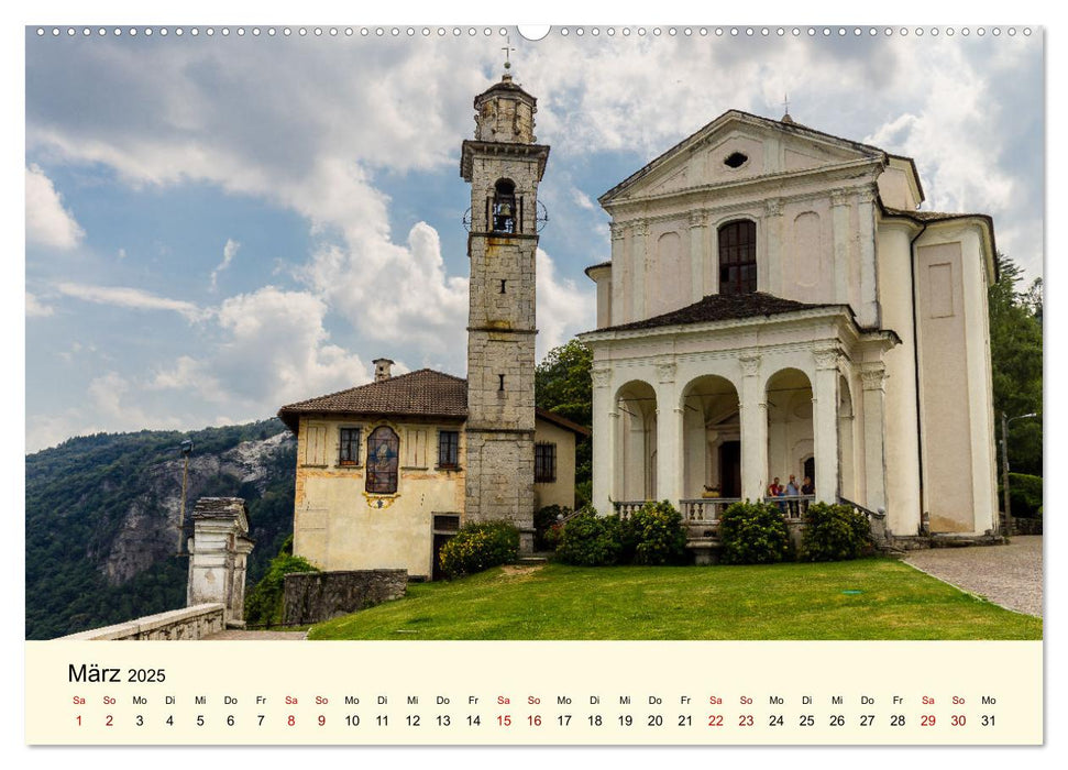 Ortasee - Perle des Piemont (CALVENDO Premium Wandkalender 2025)