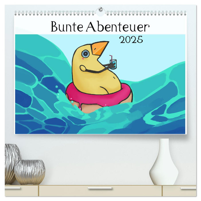 Bunte Abenteuer (CALVENDO Premium Wandkalender 2025)