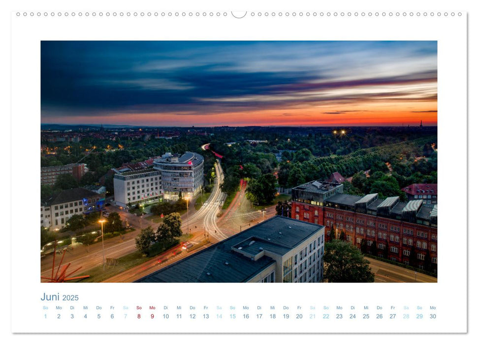 Metropolen bei Nacht (CALVENDO Premium Wandkalender 2025)