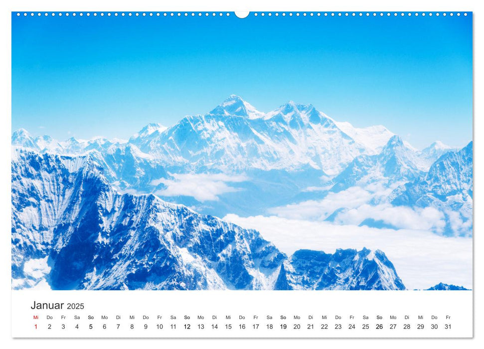 Imposante Berggipfel (CALVENDO Premium Wandkalender 2025)