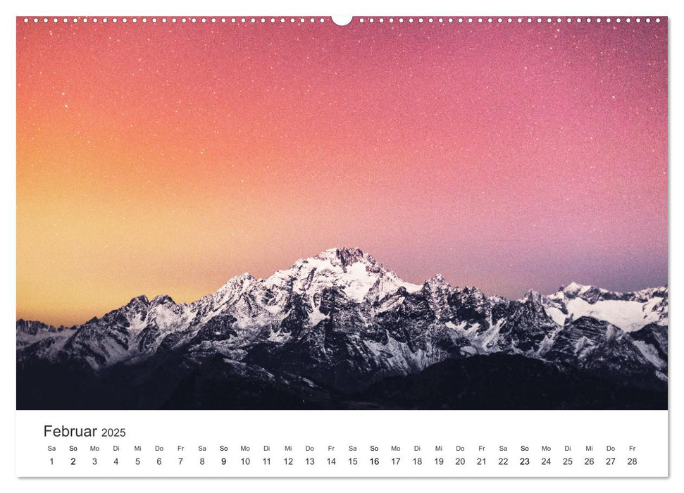 Imposante Berggipfel (CALVENDO Premium Wandkalender 2025)