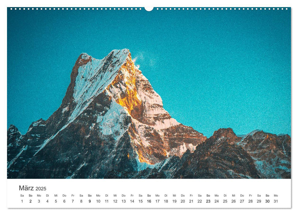 Imposante Berggipfel (CALVENDO Premium Wandkalender 2025)