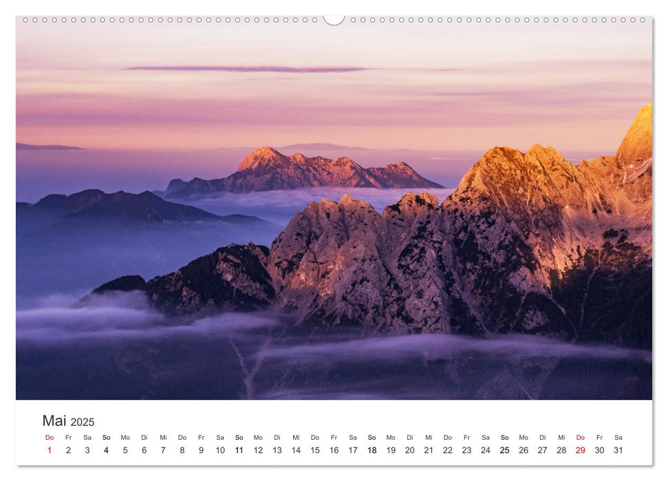 Imposante Berggipfel (CALVENDO Premium Wandkalender 2025)