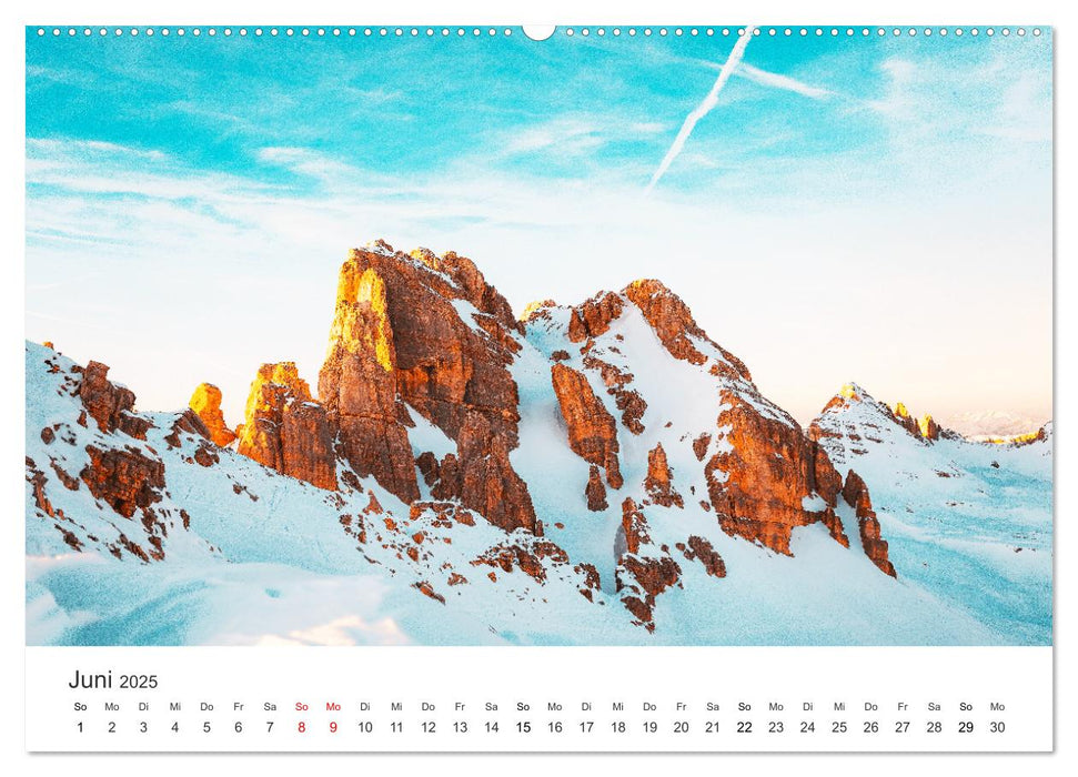 Imposante Berggipfel (CALVENDO Premium Wandkalender 2025)