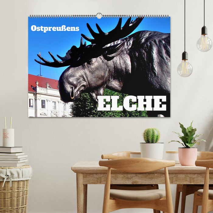 Ostpreußens Elche (CALVENDO Wandkalender 2025)